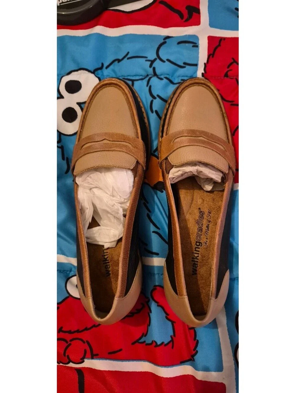 Walking Cradles Women's Leather Upper Loafers Size 8.5M